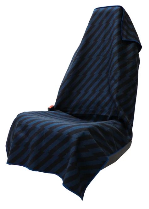 Velocity Blitz Blue Car Seat Towel w/ Snaps