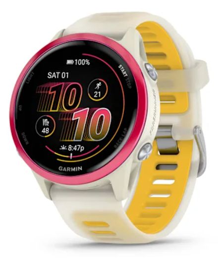 Forerunner 570, Colour: Bone/Raspberry/Mango, Size: 42mm