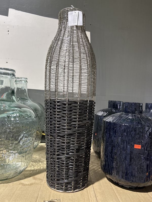 Grey &amp; Silver Vase