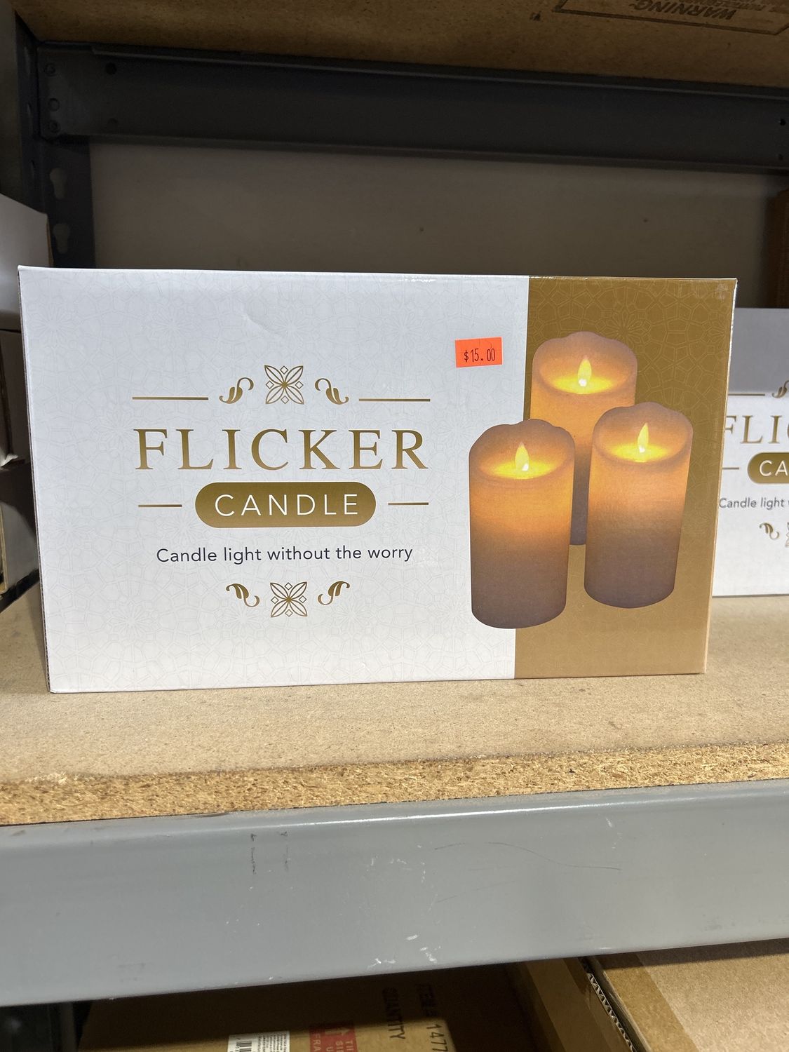 3pc Flicker Candle