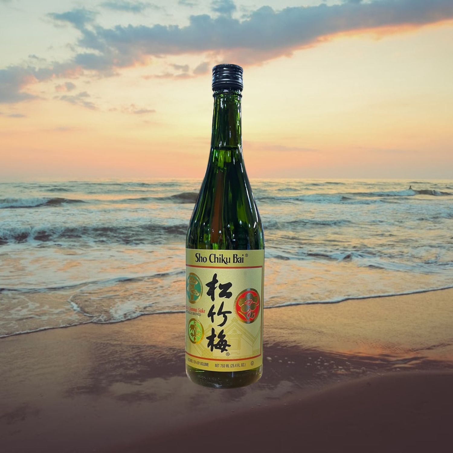 Sho Chiku Bai Junmai Sake 750ml