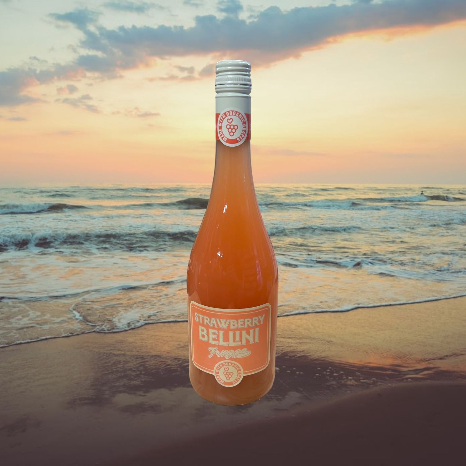 Fruzzo Organic Strawberry Bellini