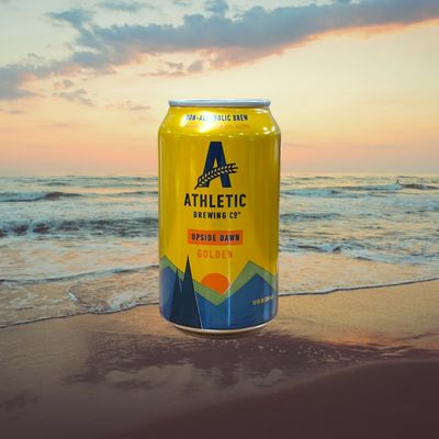 Non-Alchohol - Athletic Brewing Co Upside Dawn Golden Lager