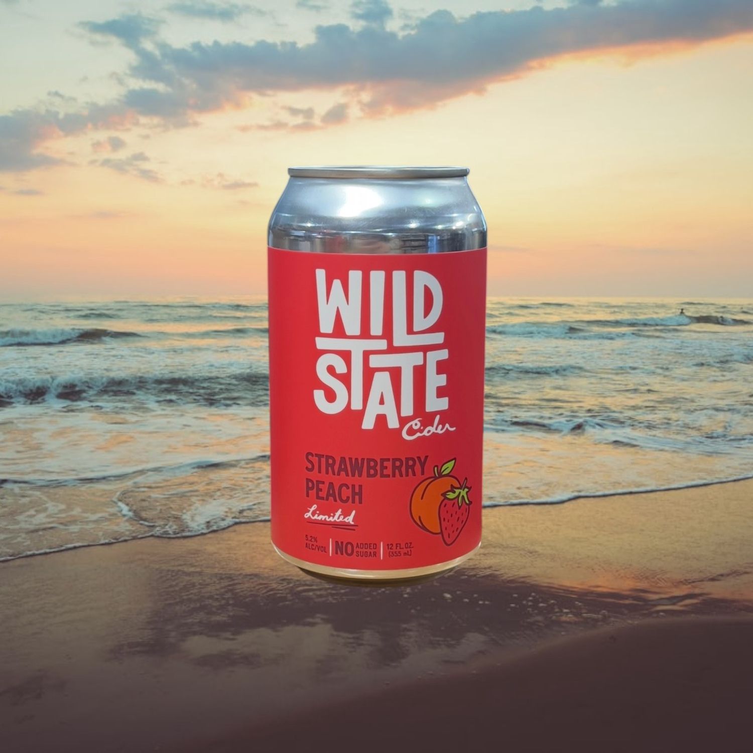 Wild State Strawberry Peach Cider