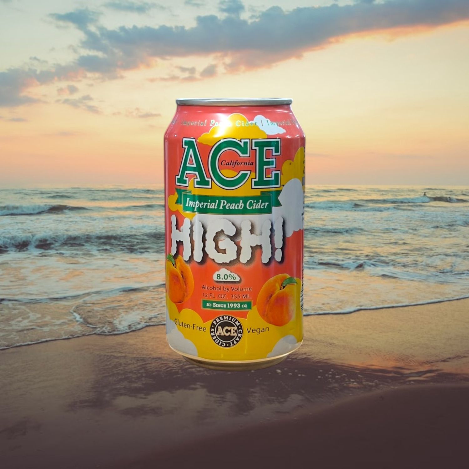 Ace High Peach Cider
