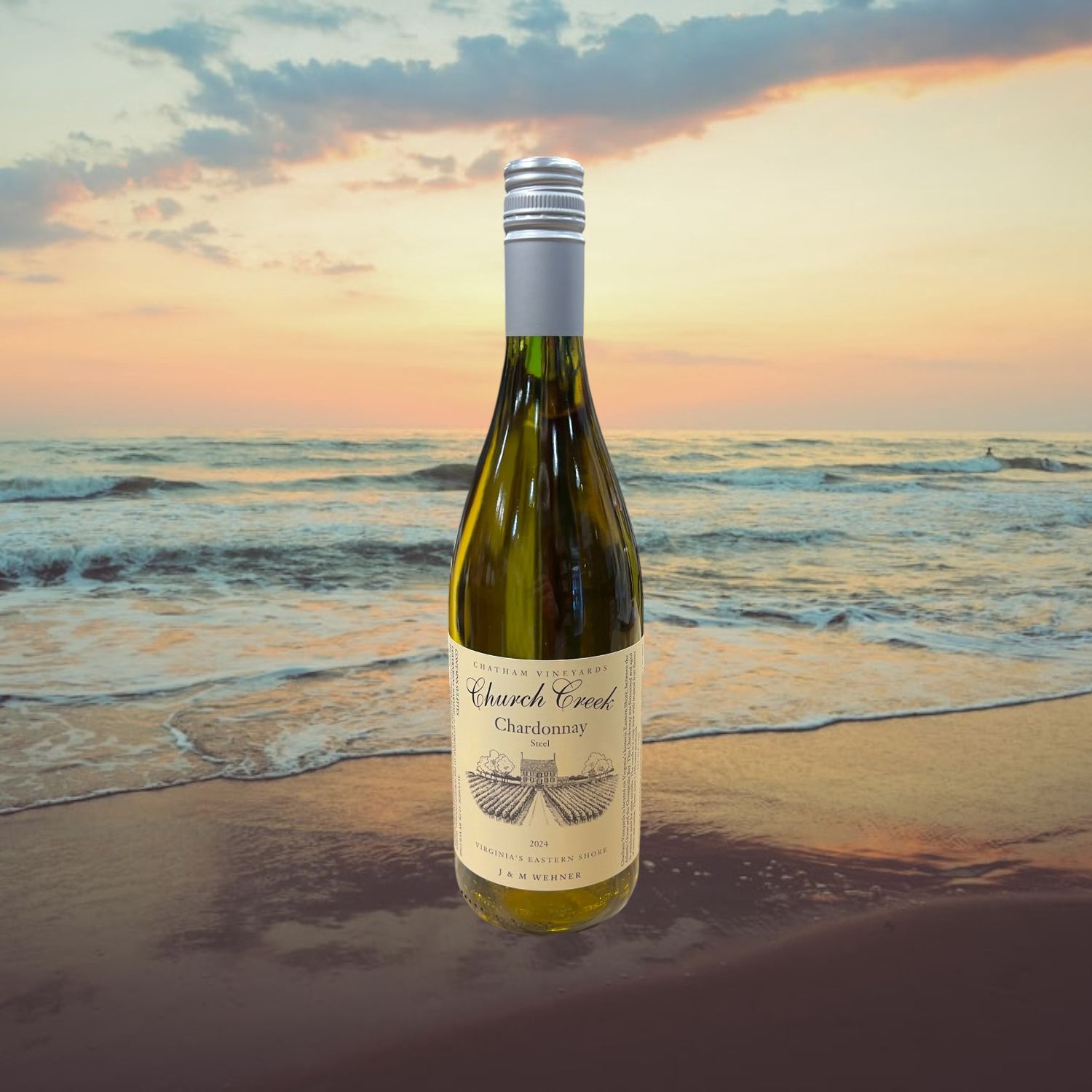 Church Creek Chatham Vineyards Stainless Steel Chardonnay Silver