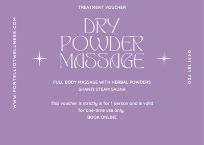 Dry Powder Massage- "Udvartana" 