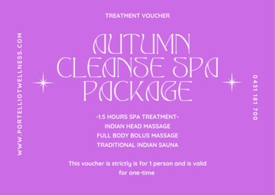 Autumn Cleanse Spa Package
