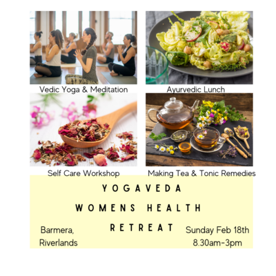 YOGAVEDA- Womens Health Retreat ¤ Barmera*