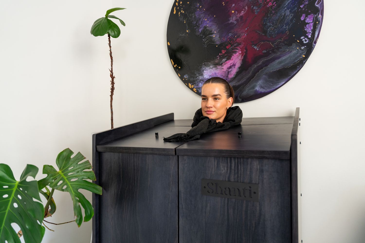 Shanti Steam Box- &quot;Onyx&quot; Hancrafted with 100% Sustainable Australian Wood