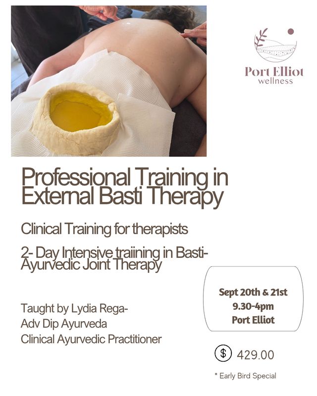 2 Day Professional Training in External Basti Ayurveda Treatments-