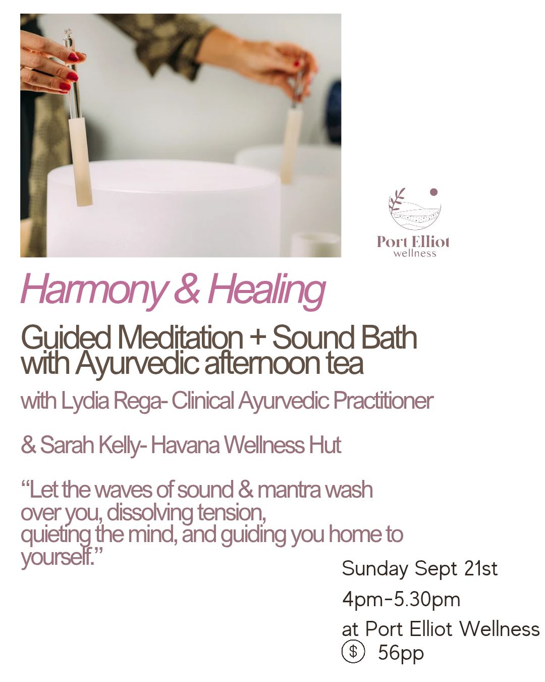 Harmony & Healing- Meditation & Sound Bath Healing Harmony & Healing- Meditation & Sound Bath Healing
