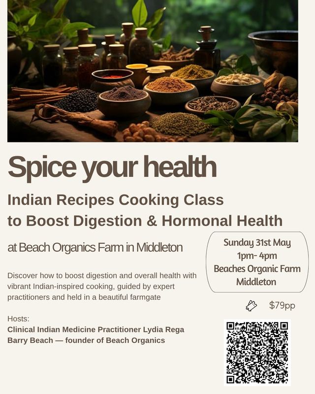 Spice Your Health: Indian Recipes Cooking Class to Boost Digestion &amp; Hormonal Health 