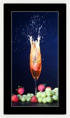 Strawberry Wine Frames 12x24 Print 0080