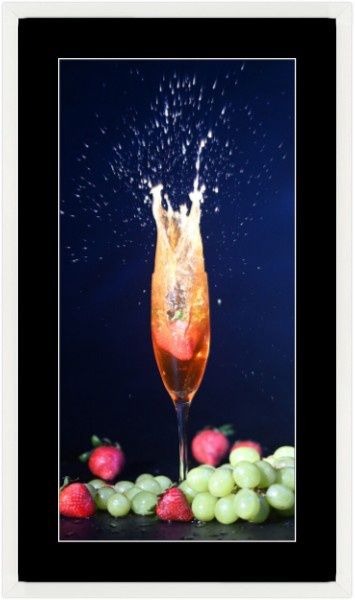 Strawberry Wine Frames 12x24 Print 0080