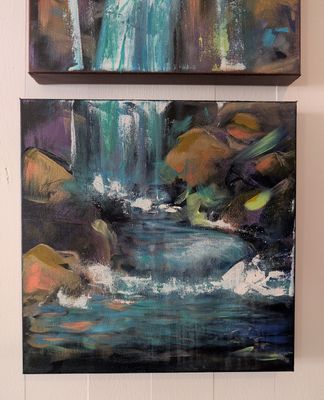 Near Still Waters_14"x14"_Original
