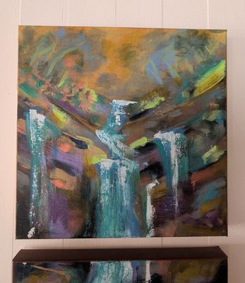 Light Above the Fall_14"x14"_Original
