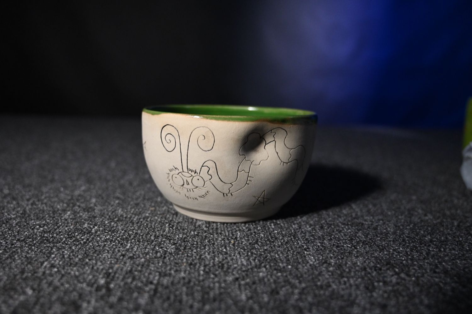 Soup Bowl W/ Monster Print