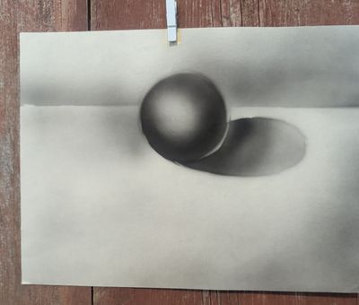 Charcoal sphere