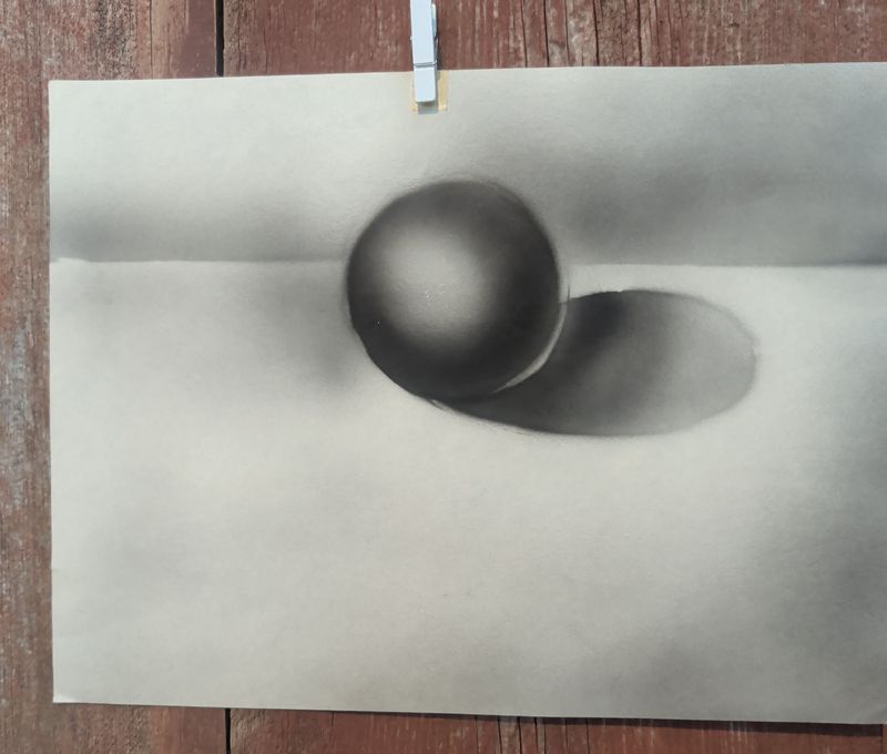 Charcoal sphere