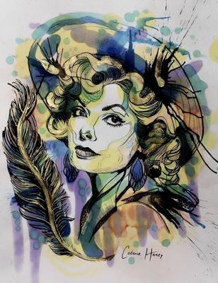 Lucy's Tranquil Charm_10"x12"_Print