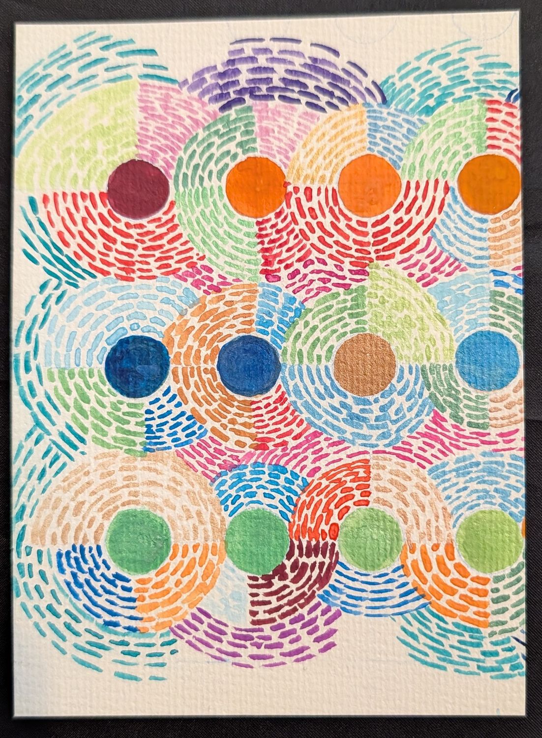 Original Watercolor Flat Card