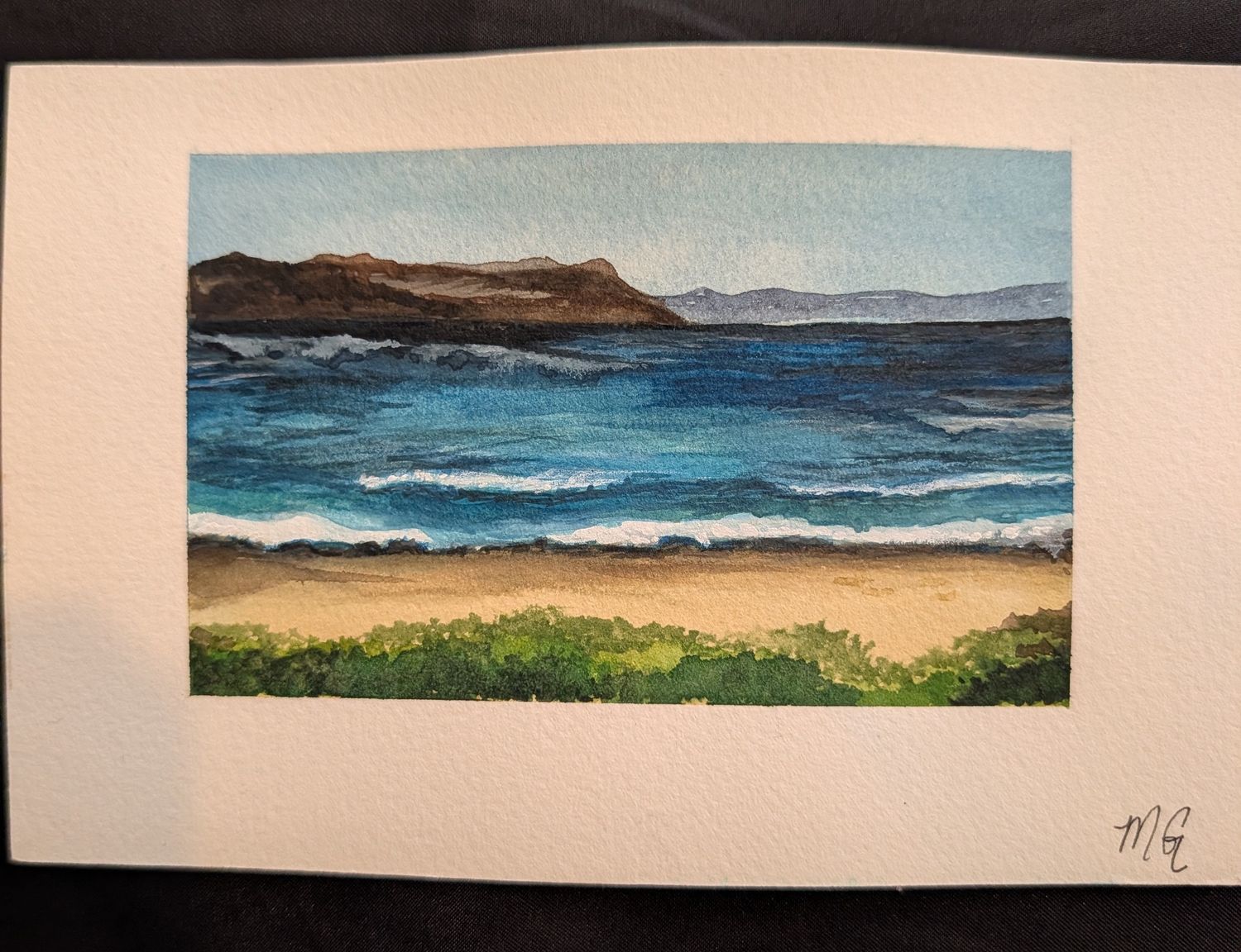Original Watercolor Flat Card 5