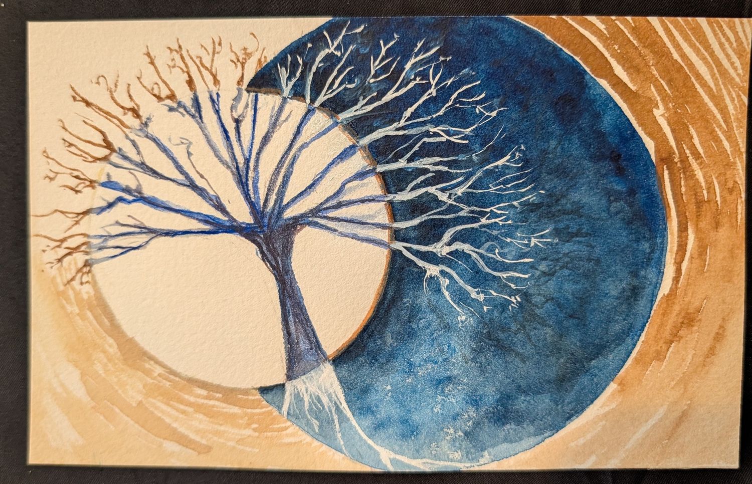 Original Watercolor Flat Card 8