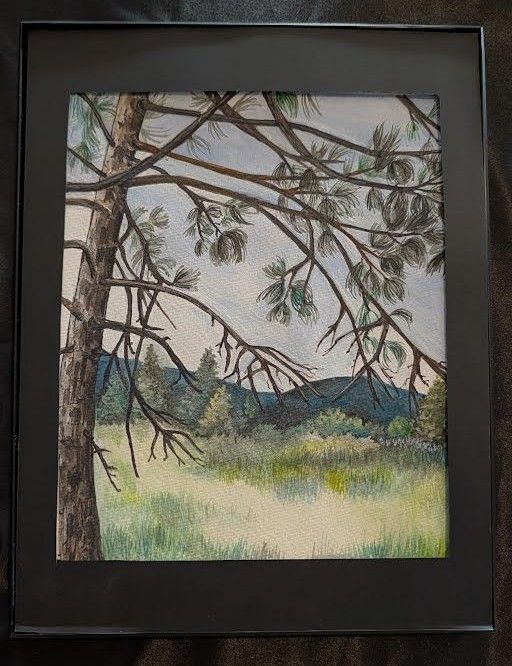 Original Watercolor “Boulder Tree”
