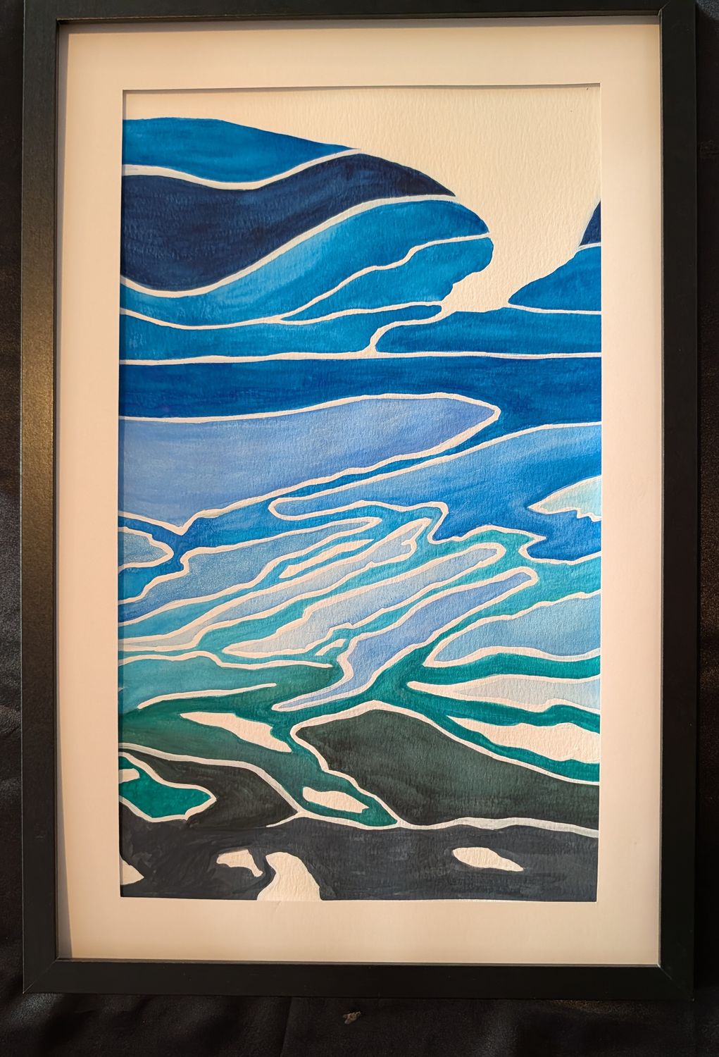 Original Watercolor “The Path” 10" x16"