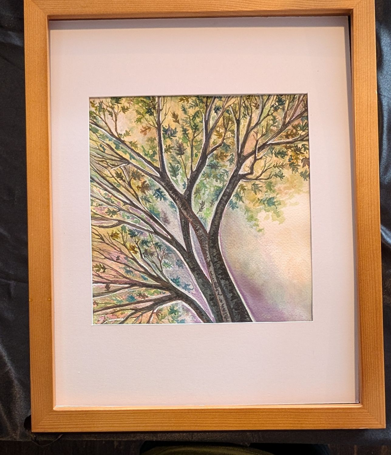 Original Watercolor “Autumn Dreams” 7.5" x 8"