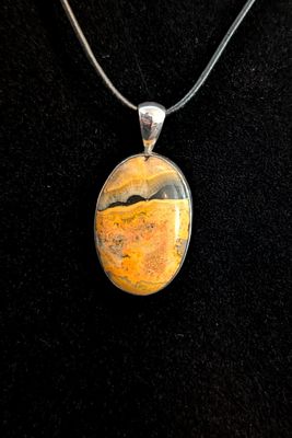 Bumble Bee Jasper Pendent
