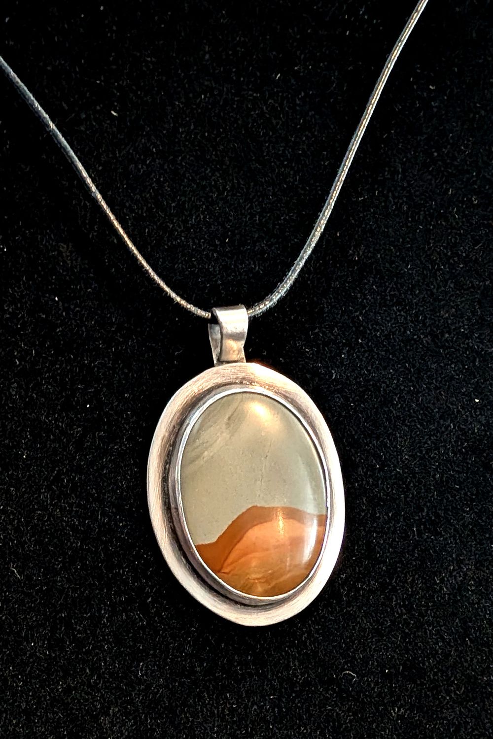 1.2" Picture Jasper pendent