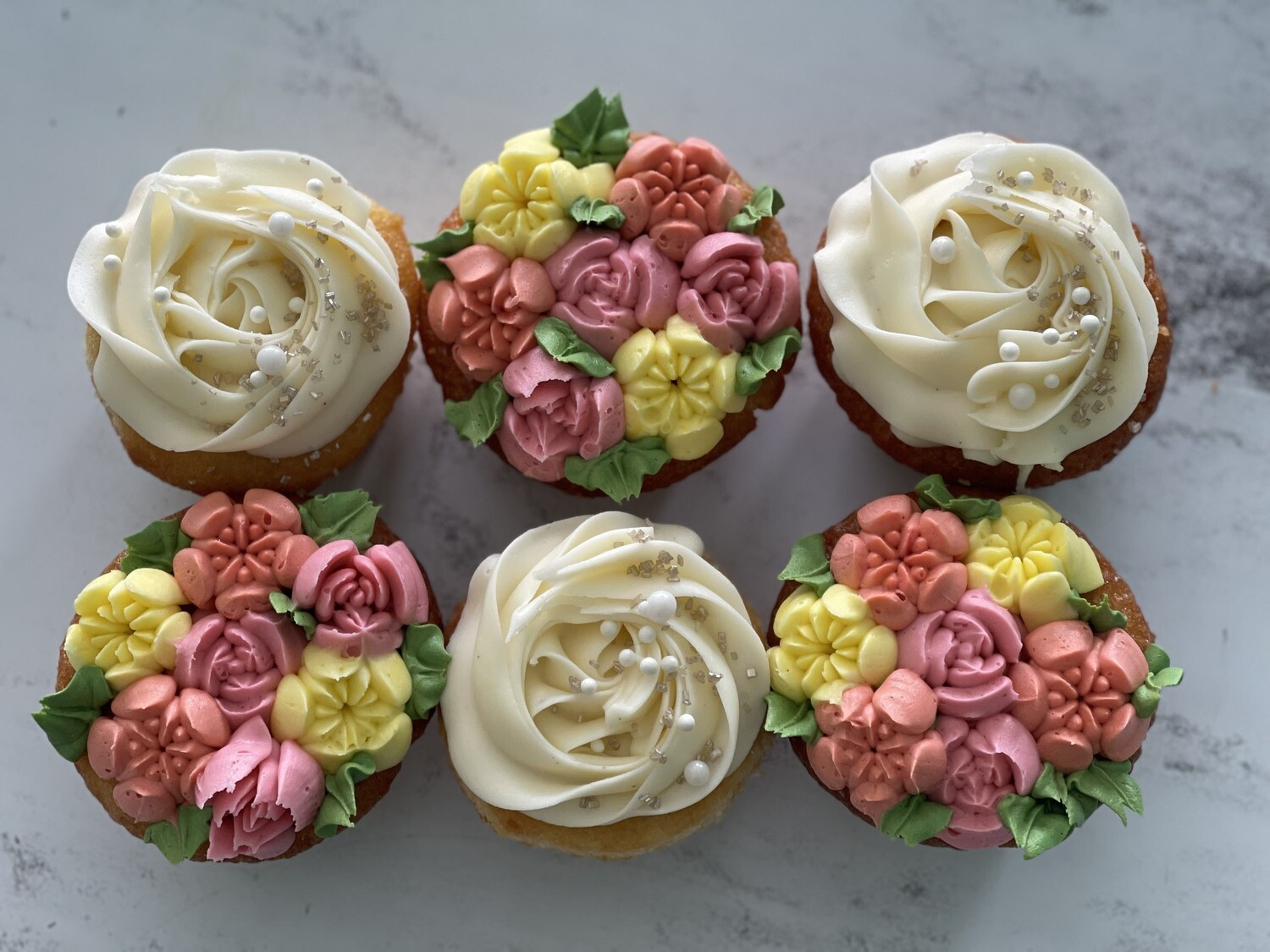 12 Count Flower Cupcakes