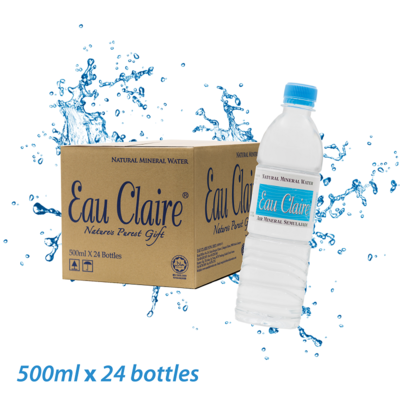 EAU CLAIRE 500ml x 24 bottles