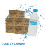 EAU CLAIRE 350ml x 5 cartons