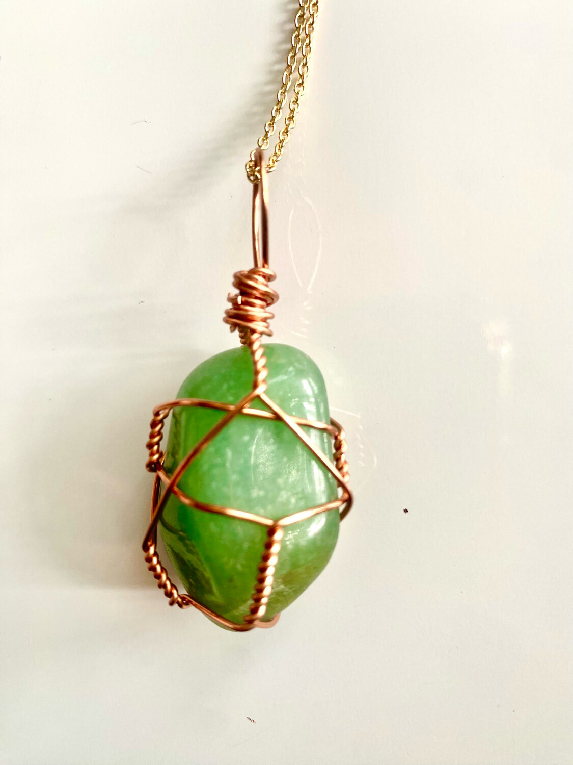 Consecrated Green Aventurine Necklace