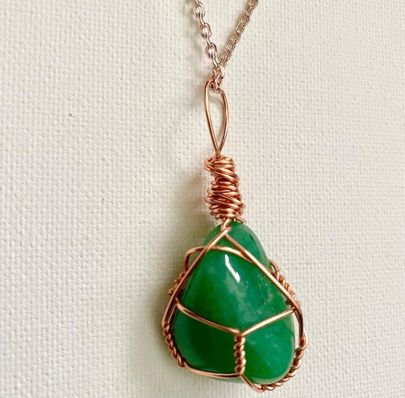 Consecrated Green Aventurine Necklace