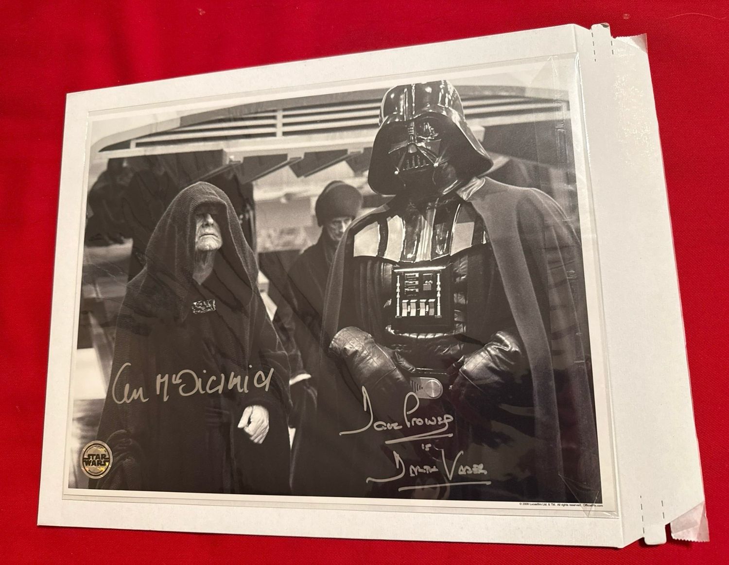 DOUBLE SIGNED PROWSE MCDIARMID 11x14