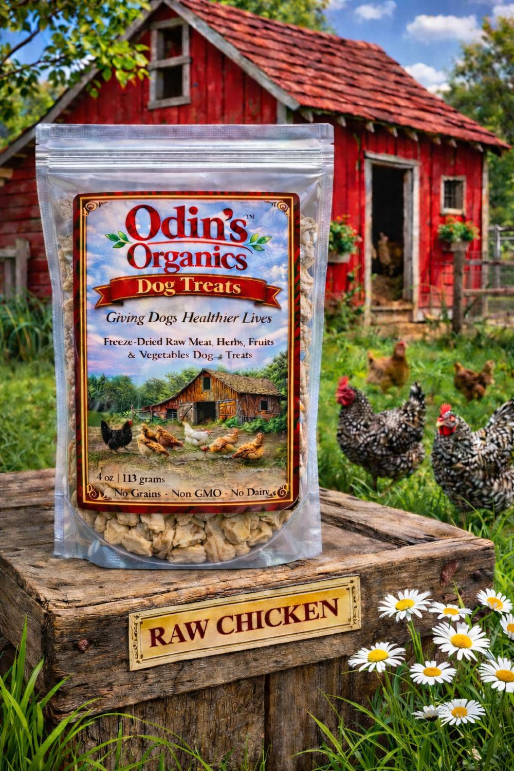 Raw Freeze dried Chicken