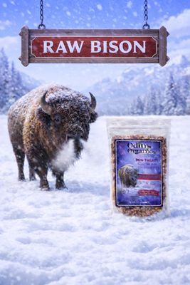 Raw Freeze Dried. Bison Dog Treats