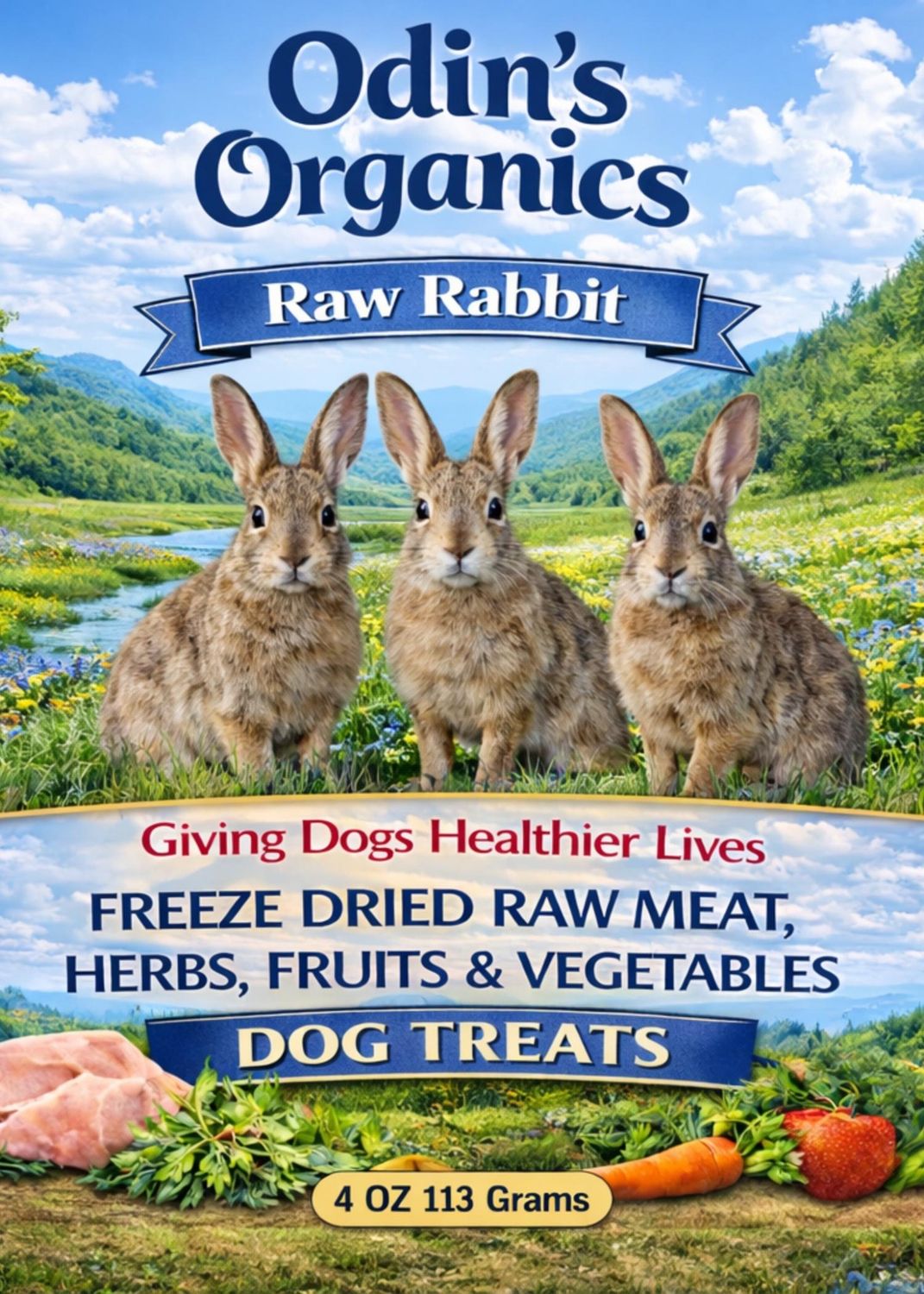 Freeze Dried Raw Rabbit