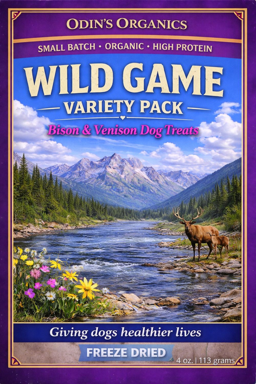 Wild Variety Bison - Venison