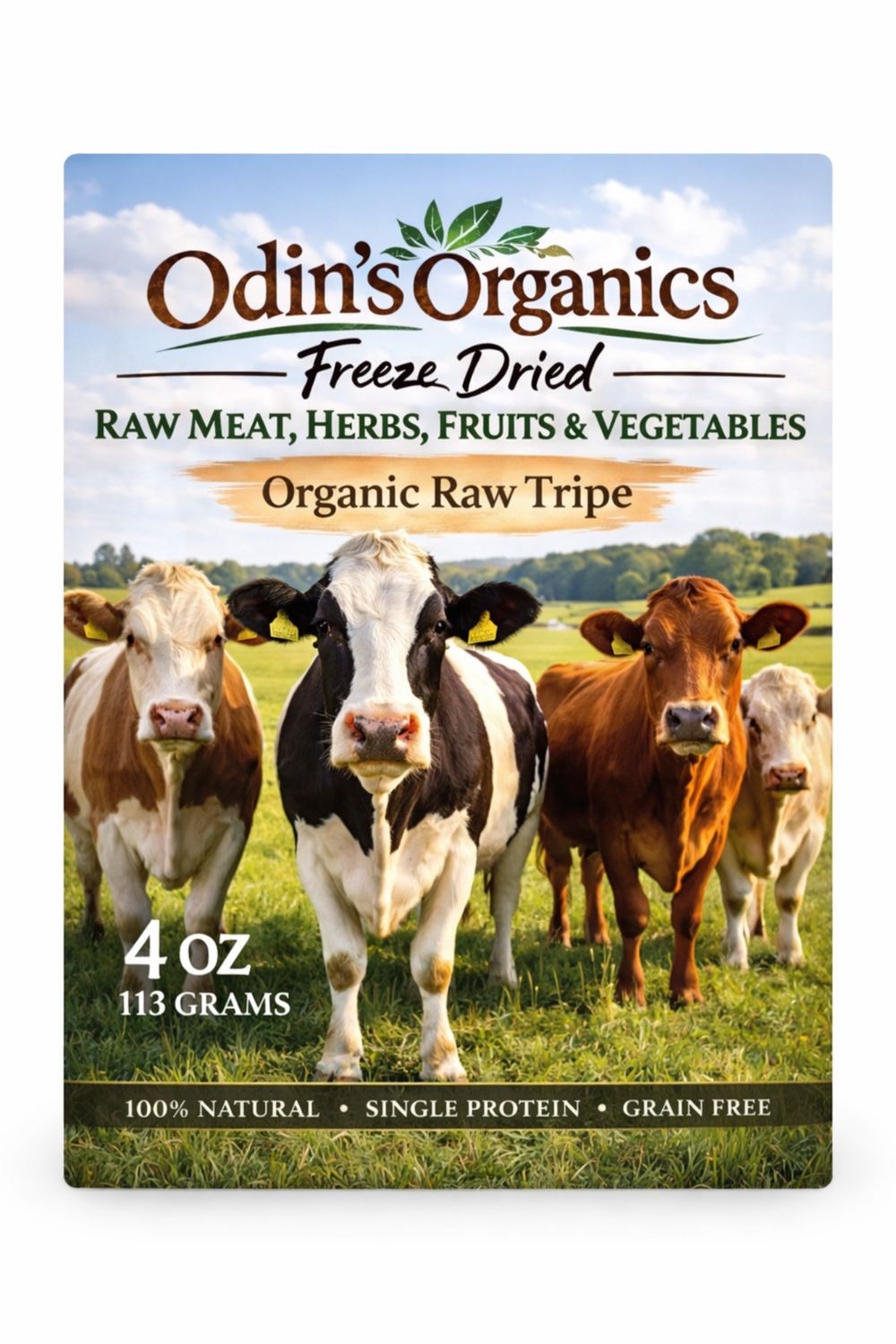 Freeze Dried Raw Green Tripe