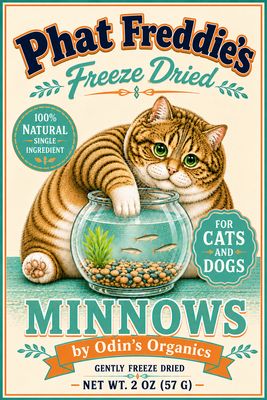 Freeze Dried Minnows for Cats &amp; Dogs