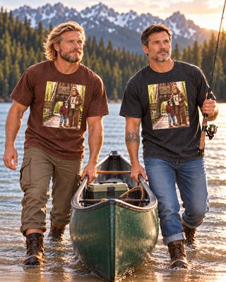 Odin And  Big Foot men’s shirts