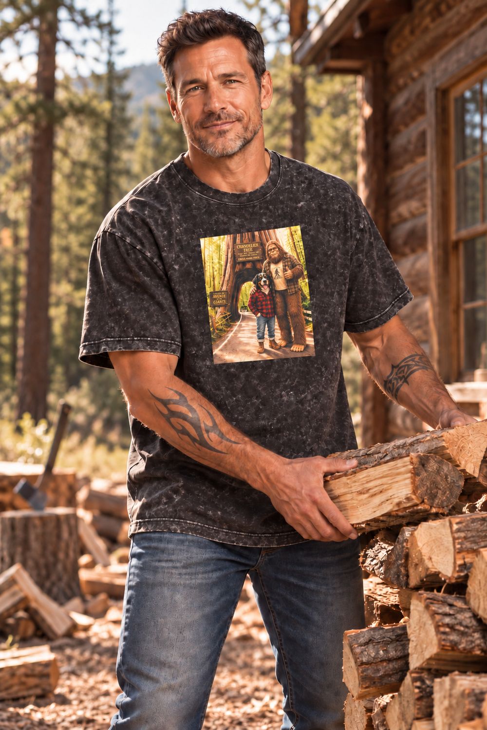Odin And  Big Foot men’s shirts