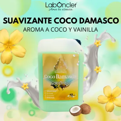 Suavizante Coco Damasco con aroma a Coco y Vainilla
