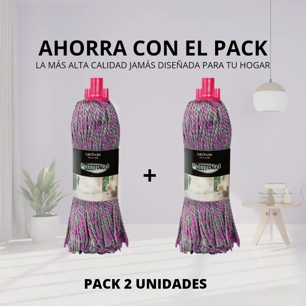 Pack doble Fregona Óptimus 960