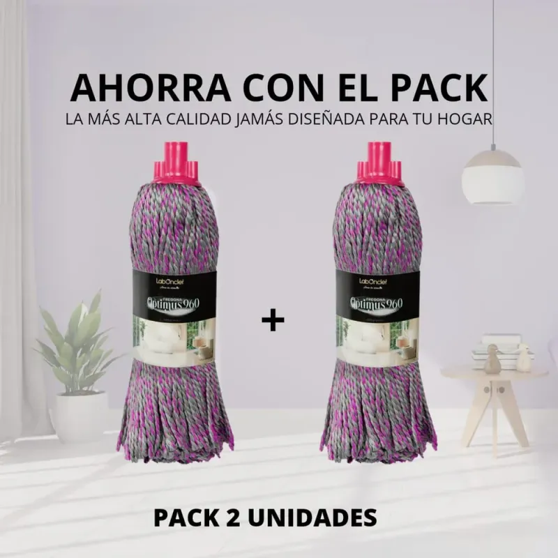 Pack doble Fregona Óptimus 960